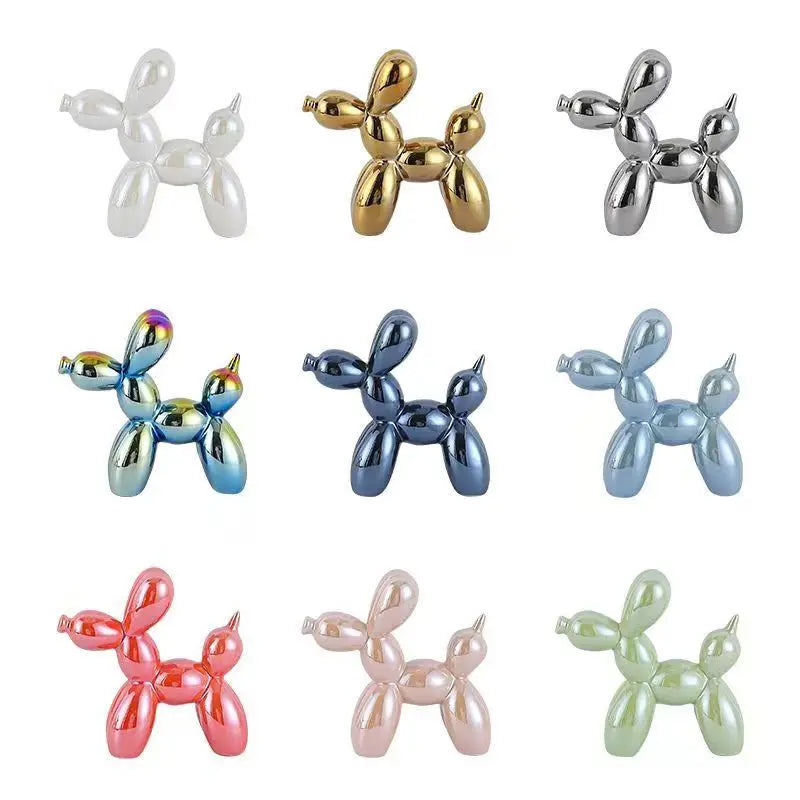 Ceramic Balloon Dog Abstract Ornament
