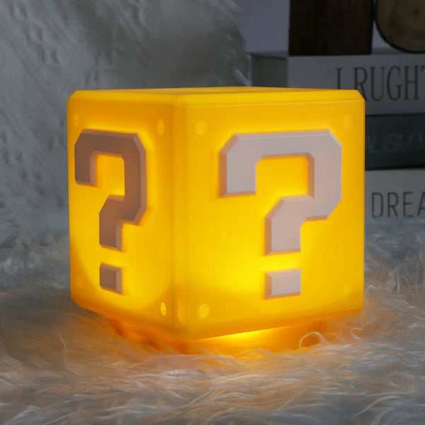 Mario Question Mark Night Light with Music