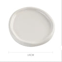  White Round