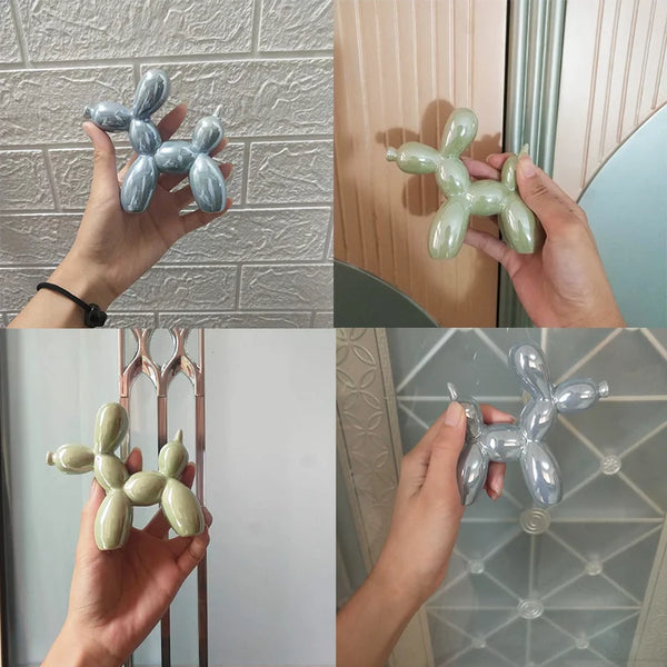 Ceramic Balloon Dog Abstract Ornament