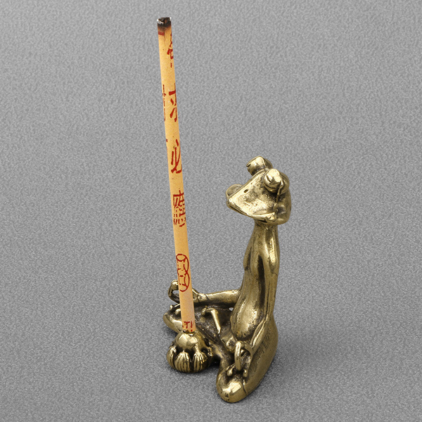 Retro Zen Frog Ornament